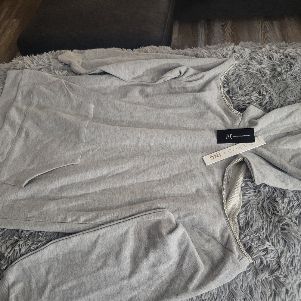 INC cutout hoodie